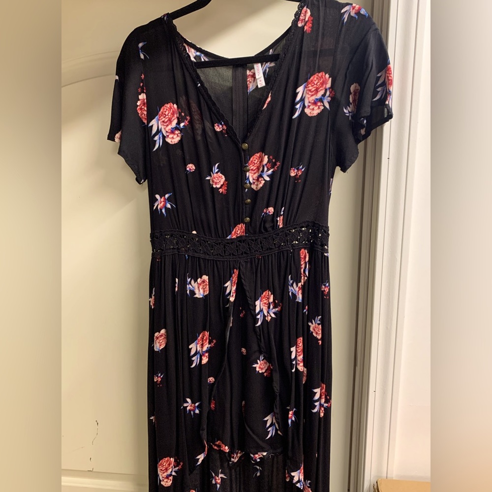 Floral romper dress